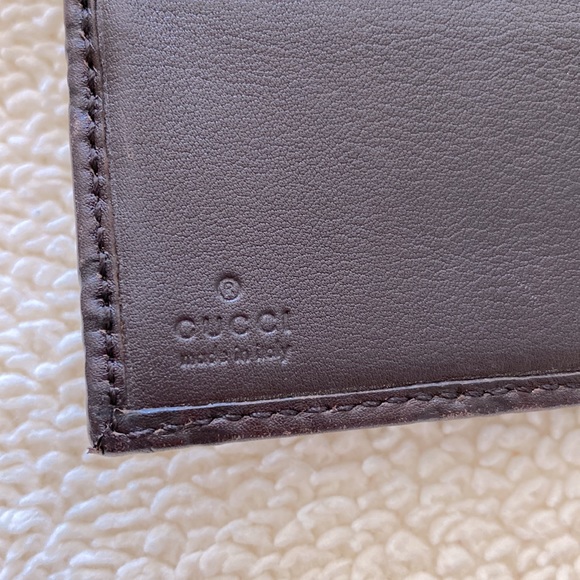 🤎 GUCCI Women’s Medium Leather Wallet Dark Brown - Picture 5 of 13